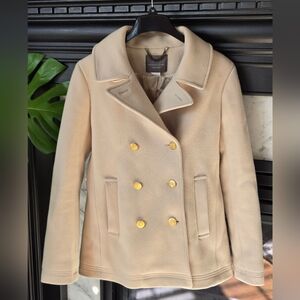 J.Crew Stadium Cloth by Nello Gory Peacoat 8